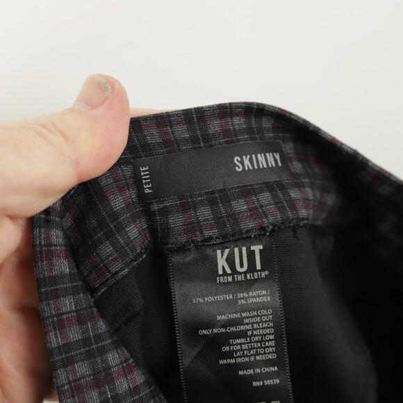 Kut from the Kloth Elizabeth Ponte Ankle Skinny Trouser size 4 Petite - Picture 11 of 12